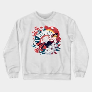 Flower & Fan Crewneck Sweatshirt